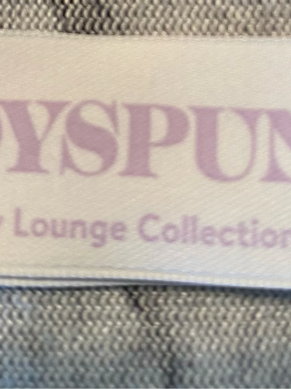 Joyspun soft gray